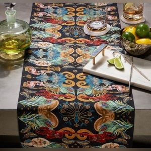 cb2 90” table runner: MW Collection - Regal Monkey
